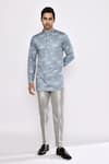 Buy_Arihant Rai Sinha_Blue Cotton Kurta 
