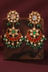 Buy_Riana Jewellery_Pink Pearls, Stones Traditioal Yet Royal Indian Style Earings _Online_at_Aza_Fashions