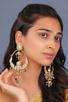 Buy_Riana Jewellery_Multi Color Beads Chandbali Earings With Multicolour _Online_at_Aza_Fashions