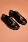 Buy_Dmodot_Black Freddo Lustro Sneakers _Online_at_Aza_Fashions