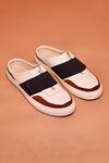 Buy_Dmodot_White Freddo Azzurro Designer Sneakers _at_Aza_Fashions