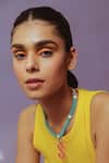 Shop_NAKHREWAALI_ Multi Color Omg Necklace _at_Aza_Fashions