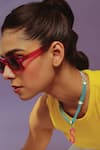 NAKHREWAALI_ Multi Color Omg Necklace _Online_at_Aza_Fashions