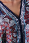 Rajdeep Ranawat_Multi Color Silk V-neck Chanel V _Online_at_Aza_Fashions