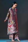 Shop_Rajdeep Ranawat_Multi Color Silk Floral _Online_at_Aza_Fashions