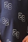 Shop_Anthrilo_Navy Cotton Graphic Print T-shirt And Shorts Set _Online_at_Aza_Fashions