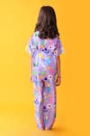 Shop_Anthrilo_Purple Cotton Graphic T-shirt And Pyjama Set _at_Aza_Fashions