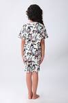 Shop_Anthrilo_Off White Cotton Designer T-shirt And Shorts Set _at_Aza_Fashions