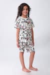 Shop_Anthrilo_Off White Cotton Designer T-shirt And Shorts Set _Online_at_Aza_Fashions