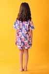 Shop_Anthrilo_Blue Cotton Popcorn Print T-shirt And Shorts Set _at_Aza_Fashions