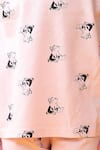 Shop_Anthrilo_Pink Cotton Designer T-shirt And Shorts Set _Online_at_Aza_Fashions