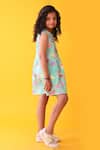 Anthrilo_Blue Ice Cream Print Designer Dress _Online_at_Aza_Fashions