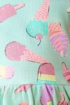 Buy_Anthrilo_Blue Ice Cream Print Designer Dress _Online_at_Aza_Fashions