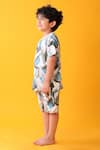 Buy_Anthrilo_Blue Cotton Designer T-shirt And Shorts Set _Online_at_Aza_Fashions