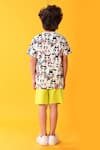 Shop_Anthrilo_White Designer Cotton Blend T-shirt And Shorts Set _at_Aza_Fashions