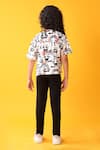 Shop_Anthrilo_White Designer Panda Print T-shirt And Leggings Set _at_Aza_Fashions