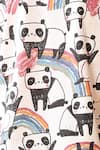 Buy_Anthrilo_White Designer Panda Print T-shirt And Leggings Set _Online_at_Aza_Fashions