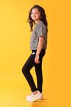 Buy_Anthrilo_Brown Leopard Print T-shirt And Black Leggings Set _Online_at_Aza_Fashions