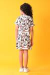 Shop_Anthrilo_White Cotton Panda Print Dress _at_Aza_Fashions