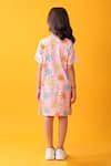 Shop_Anthrilo_Pink Designer Star Print Dress _at_Aza_Fashions