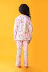 Shop_Anthrilo_Pink Cotton Unicorn Print T-shirt And Pyjama Set _at_Aza_Fashions