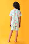 Shop_Anthrilo_Aqua Cotton Blue Ice Cream Print T-shirt And Shorts _at_Aza_Fashions