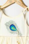 Buy_Byb Premium_Off White Cotton Embroidery, Beads Embellished Top And Palazzo Set _Online