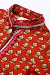 Buy_Byb Premium_Maroon Cotton Embroidery, Zari Embellished Kurta And Dhoti Pant Set _Online