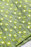 Buy_Byb Premium_Green Chanderi Embroidery Sage Kurta And Pyjama Set _Online