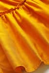 Buy_Byb Premium_Orange Silk Embroidery Top And Skirt Set 