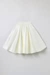 Shop_Byb Premium_Off White Chanderi Beads, Embroidery Hand Top And Skirt Set _Online