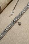 Shop_Tarun Tahiliani_Silver Beads Belt _Online_at_Aza_Fashions