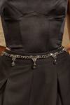Shop_Tarun Tahiliani_Gray Stones Gunmetal Grey Embellished Belt _Online_at_Aza_Fashions