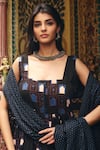 Buy_Gulabo Jaipur_Black Cambric, Cotton Square Neck Bhumi Anarkali Set _Online_at_Aza_Fashions