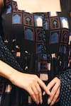 Shop_Gulabo Jaipur_Black Cambric, Cotton Square Neck Bhumi Anarkali Set _Online_at_Aza_Fashions
