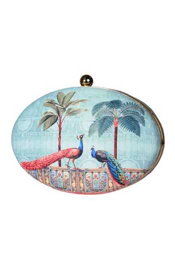 Buy_Nazaakat By Samara Singh_Multi Color Multicolor Clutch Purse _Online_at_Aza_Fashions