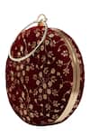 Buy Nazaakat By Samara Singh Maroon Embroidery Sequin Clutch Purse Online at Aza Fashions Buy_Nazaakat By Samara Singh_Maroon Embroidery Sequin Clutch Purse _Online_at_Aza_Fashions