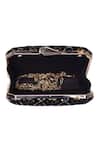 Nazaakat By Samara Singh_Black Embroidery, Sequins Clutch Purse _Online_at_Aza_Fashions