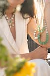 Buy Do Taara Green Mint Polki Necklace Buy_Do Taara_Green Mint Polki Necklace