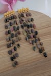 Shop_Do Taara_Multi Color Stones Rain Of Hues Earrings _at_Aza_Fashions