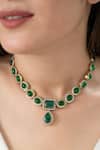 Buy_Do Taara_Green Emerald Necklace _Online_at_Aza_Fashions
