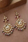 Buy_Do Taara_Multi Color Stones Multicolored Kundan Earrings _Online_at_Aza_Fashions