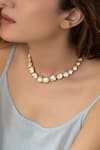 Buy_Do Taara_Gold Plated Polki Necklace _Online_at_Aza_Fashions