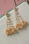 Buy_Do Taara_Gold Plated Pearls Kundan Dangler Earrings _Online_at_Aza_Fashions