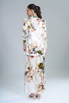 Anamika Khanna_Ivory Floral Blazer And Pant Set _Online_at_Aza_Fashions