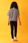 Shop_Anthrilo_Brown Leopard Print T-shirt And Black Leggings Set _at_Aza_Fashions