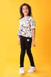 Buy_Anthrilo_White Designer Panda Print T-shirt And Leggings Set _at_Aza_Fashions