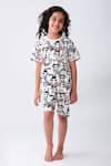 Buy_Anthrilo_Off White Cotton Designer T-shirt And Shorts Set _at_Aza_Fashions