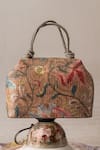 Shop_Bhavna Kumar_Multi Color Faux Diamonds Multicolor Sequin Embellished Tote Bag _at_Aza_Fashions