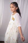 The Right Cut_White Organza Embroidery Butterfly Meadow Dress _Online_at_Aza_Fashions